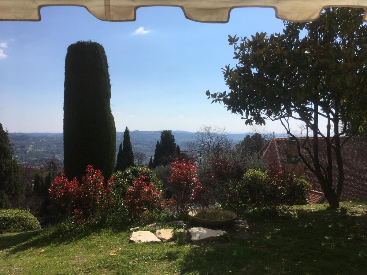 Clim Jardin Et Parking Prive -Piscine Tennis Et Park Vue Mer Grasse Exterior foto